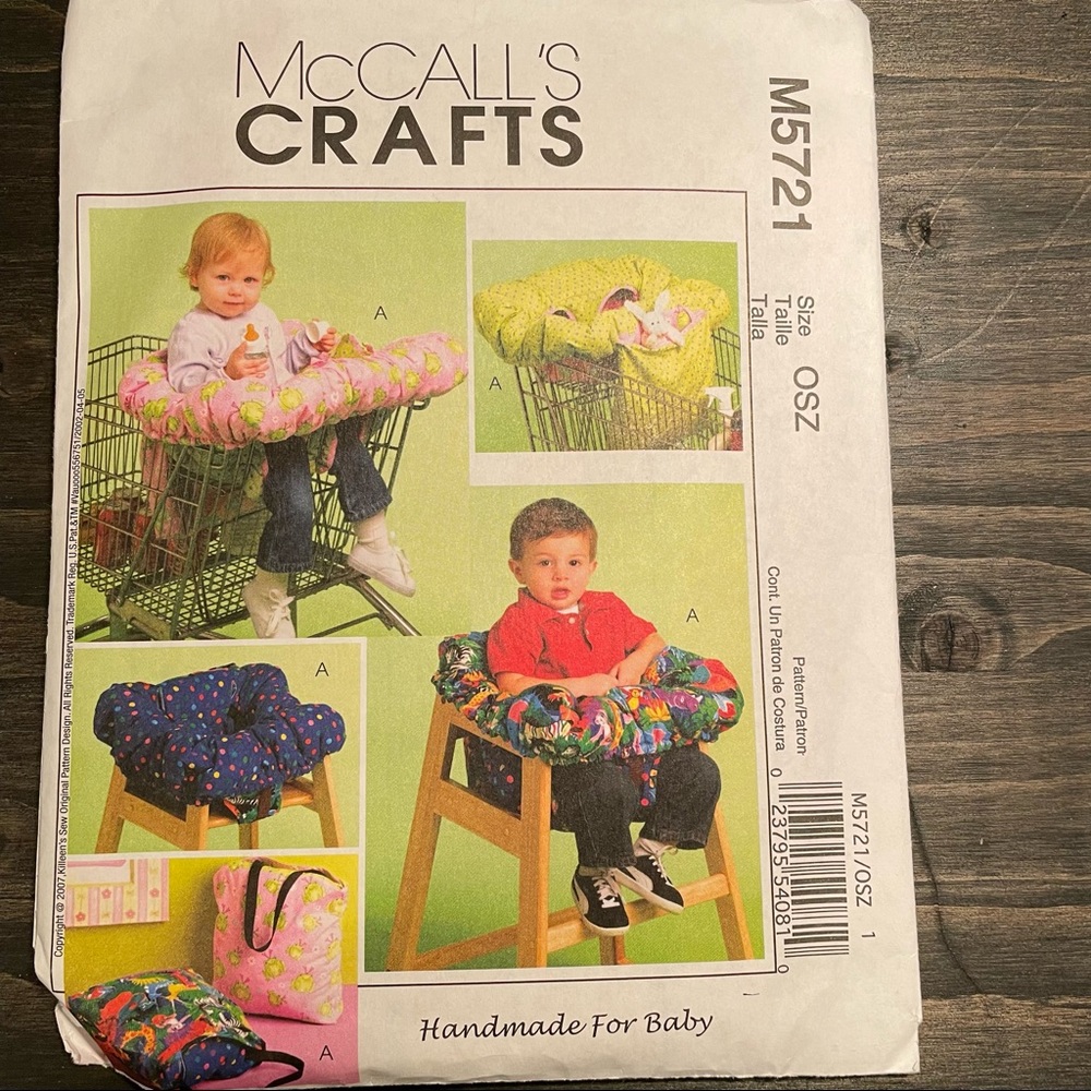 McCall’s Uncut Sewing Pattern: 3-IN-1 Shopping Cart Cover